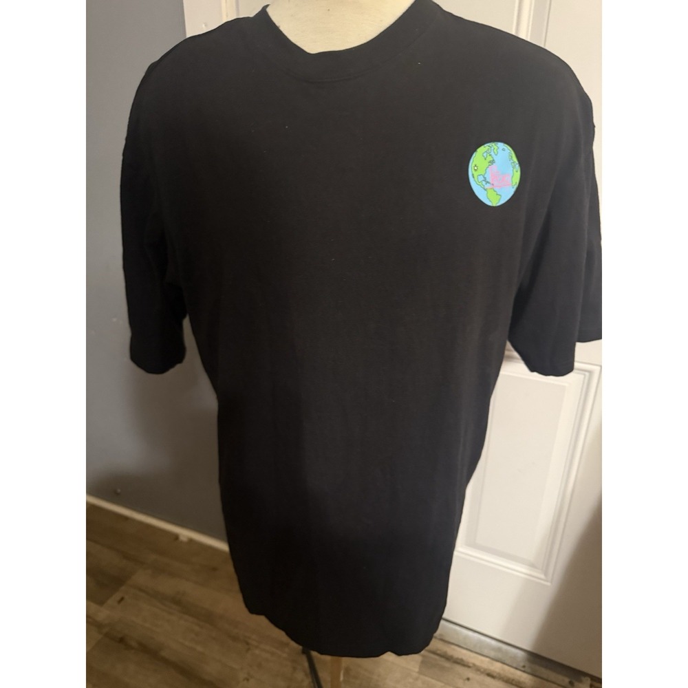 Cartoon‎ Network Rick & Morty Sanchez El Ricko Black SS T-Shirt Mens Size M EUC